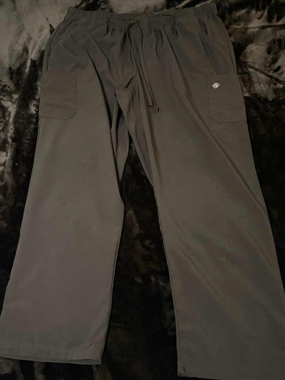 Women’s Black Drawstring Scrub Pants
